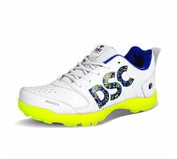 DSC Beamer Cricket Shoes Size 10 UK (Fluro Yellow-White)