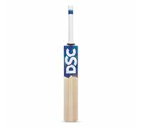 DSC BLU 11 Kashmir Willow Cricket Bat 2023 | Color: Beige | Size: 6 | Materail: Wood | Massive Edges | Exquisite Balance | Crosswave Tape on Edges | Monstrous Hitting Area | Extended Power Zone