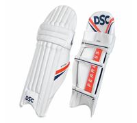 DSC Intense Attitude Cricket Batting Legguard for Men & Boys | Color: White | Material: PVC | Wide Strap and Ankle Foam | Comfort and Stability