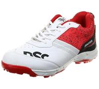 DSC Zooter Cricket Shoes |for Boys and Men| Lightweight and Highly Durable |Superior Cushioning Red