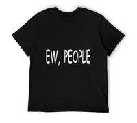 DSCXSD Ceaseless EW People Fashion Unisex Anti Social T Shirt Black