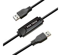 DSD TECH SH-K03A USB 3.0 Data Link Cable, 5Gbps Fast File Transfer & KM Sharing, Win and Mac, 10ft
