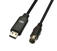 DSD TECH SH-P8V USB RS422 Programming Cable for Mitsubishi PLC FX3U and FX Series-4.9FT