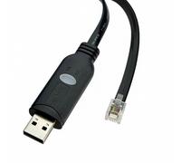 DSD TECH SH-RJ12B USB to RJ12 RJ11 6P4C RS232 Serial Cable (Black) 5.9FT
