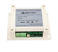 DSD TECH SH-UR04A 4-Channel USB Powered Relay Module for PC & Mac(4CH)