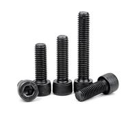 DSDBDNN Hexagon Hex Socket Cap Head Screw Bolts M1.6 M2 .5 M3 M4 M5 M6 M8 M10 12.9 Grade Carbon Steel Allen DIN912(6mm,M5 10pcs)
