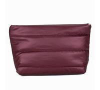 DSDFIDn Puffy Small Makeup Bag for Women Cosmetic Bag Makeup Pouch for Purse Puffy Toiletry Organizer Bags, hgl-red, Puffy