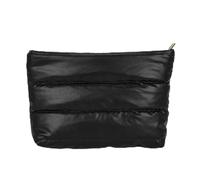 DSDFIDn Puffy Small Makeup Bag for Women Cosmetic Bag Makeup Pouch for Purse Puffy Toiletry Organizer Bags, hgl-black