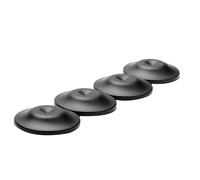 Dsdhuf 4PCS Amplifier Speaker Feet Spikes Pads Accessories Speakers Amplifier Recorder Feet Pad Black