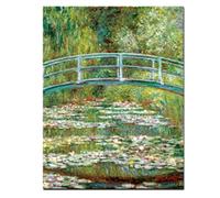 dsdsgog Prints Claude Monet Water Lilies Painting on Canvas Print Art Posters Wall Pictures Impressionist for Living Room Decor 50x70cm Frameless