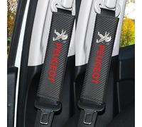 DSEEAK 2 Pcs Car Seat Belt Cover, for Peugeot 3008 5008 2016-2023 2024 PU Leather Seat Safety Belt Cover Shoulder Pad fit Breathable Comfortable Auto Accessories