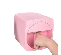 DSeenLeap Digital Mobile Nail Art Printer,Portable Nail Painting Machine,Smart Phone Control,High Resolution,for Nail Studio (Pink)