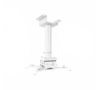 DSeenLeap Projector Mount Projector Ceiling Mounting Bracket Adjustable Telescopic Arm Load-bearing Capacity of 55.11lb Suitable for Office and Home Projectors Ceiling Mount (Blanc)