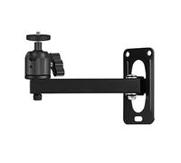 DSeenLeap Projector Mount Universal Projector Wall Mount Bracket Full Motion 360 Rotate With Plate Flexible Arm Foldable Bracket Ceiling Mount with Tray (Total Length 20cm)