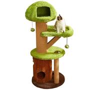 Dsejynxx cat tree for indoor cats Cat Tree Cat Tower,Cat Tree for Indoor Cats,Tree w/Scratching Posts Multi-Level Condos Cozy Perches Ball,Cat Activity Centre(Color:145cm,Size:)