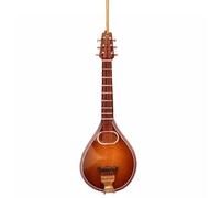 Dselvgvu String Miniature Mandolin Hanging Ornament Mini Music Instrument Replica Holiday Tree Christmas Ornaments (4.72" Mandolin)