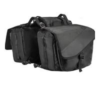 DSEQOPHH Motorcycle Saddlebag Compatible with for V-Star for Shadow for Adventure Motorcycle Saddlebag Side Saddle Bag Panniers Bag Universal Accessories