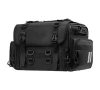 DSEQOPHH Motorcycle Saddlebag Motorcycle Saddlebag Large For Capacity Tail Bag Multifunctional Expandable Moto Bag Rear Tail Bag Waterproof Universal Removable