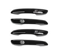 DSEQOPHH Outer Handle Cover Compatible with Genesis for GV80 2021-2026 Car Door Handles Cover Trim Accessories LHD Tuning Automotive Black Carbon Fiber ABS Exterior