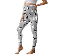 Dserfgiu Pregnancy Yoga Pants Penguin Maternity Pants for Women with Side Pockets, Over The Belly Supportive Sretchy Yoga Leggings Breathable Lightweight Maternity Outfits for Gym