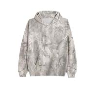 Dsewpaur Camo Fleece Hoodie For Men Women Long Sleeve Drop Shoulder Oversized Hooded Sweatshirt Pullover With Pocket, 04tan Camo, Medium