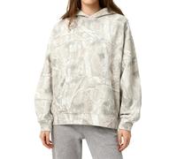 Dsewpaur Camo Fleece Hoodie For Men Women Long Sleeve Drop Shoulder Oversized Hooded Sweatshirt Pullover With Pocket, Khaki Grey Camo, XL