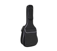 DSFDFDG 36/38/39/40/41 Inch Waterproof Guitar Backpack Thicken 12mm Oxford Padded Cotton Soft Carry Case Acoustic Black Bag(38 39 Inch Black)