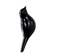 DSFDFDG Key Holder for Wall Multicunction Cute 3D Creative Bird Wall Hook Modern Home Coat(Black)