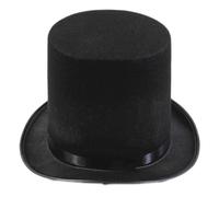 DSFDFDG Magician Top Hat Black Performed Stage Performances Bowler Fancy Dress(Black)