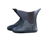 DSFDFDG Waterproof Shoe Covers 3Pairs Reusable Non-slip Rain Boots Waterproof Shoes Covers Rubber Boot For Outdoor Use Gear Household(Black,L (41-47))