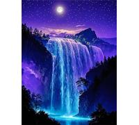 DSFEFV DIY Wooden Framed Paint by Numbers Kits for Adults,Painting Kit on Canvas, Color by Numbers Acrylic,Mini Adult Paint by Number for Home Wall Decor,Gifts (Fall)