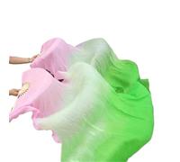 DSFIHJO 1 Pair Left Right Silk Belly Dance Fan Veil Women Long Fans Veils For Praise Dancing Performance(Color 15,150cm 1pair)