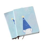 DSFIHJO A5 notebook A5 Hardcover Notebook - Blue Dream Cat, Lined Pages Daily Journal & Planner, Cute To-Do List For School & Office(Color2)