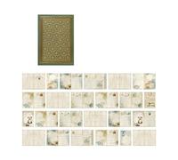 DSFIHJO A5 notebook Cartoon Crayon Plant Handbook Series Material Writing Notebook 120 Sheets(Color2)