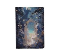 DSFIHJO A5 notebook Journal Girlish Magic Light Spot Craft Full Color Illustration Inner Page Notebook Diary Delicate Enchanting(Color-3)