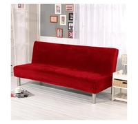 DSFIHJO All-In-One Sofa Cover Plush Folding Sofa Bed Cover Velvet Thick Slipcover Case For Armless Sheet Couch Elastic Futon Winter for Living Room(15,S(160-185CM))