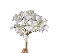 DSFIHJO Autumn Artificial Flowers 4PC/Bundle Fake Jasmine Bouquet For Home Hotel Wedding Dining Table Vase Decor(Light purple)