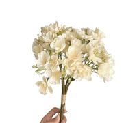 DSFIHJO Autumn Artificial Flowers 4PC/Bundle Fake Jasmine Bouquet For Home Hotel Wedding Dining Table Vase Decor(Champagne)