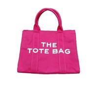 DSFIHJO Beach Tote Bag Tote Bag Jute Bags Burlap Reusable Beach Shopping Grocery with Handle Large Capacity Travel Storage for Holiday(Rose)