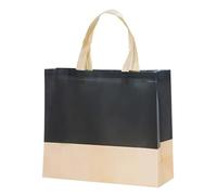 DSFIHJO Beach Tote Bag Women Men Reusable Shopping Bag Large Folding Tote Grocery Bags Convenient Storage Handbags Foldable Patchwork for Holiday(Khaki,33x44x10cm)