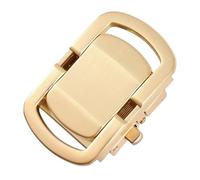 DSFIHJO Belt Buckle 2pcs Fashion Belt Buckle for Men Hard Zinc Alloy Automatic Business Suit 36cm Trousers Gifts Male(Golden)