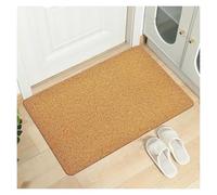 DSFIHJO Doormat Solid Color Silk Ring Door Mat With Non-slip Base For House Entrances, Ideal Outdoor Doors Or Corridors. Household Remo(Color 15)