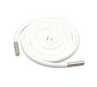 DSFIHJO Drawstring Nylon Multi-Color Hoodie Cord Shoelace DIY Drawstring Solid Core Round Rope Metal Tip For Pants Shoes Clothing Accessory(White)