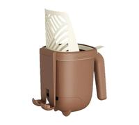 DSFIHJO High-capacity Integrated 2-in-1 | Cat Litter Scoop Bin Storage Box Cleaning Tool Universal(Brown)