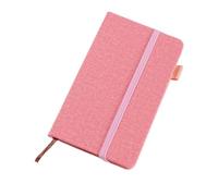 DSFIHJO Inspirational Notebooks 2pcs A6 Mini Notebook Portable Pocket Notepad Memo Diary PlannerWriting Paper for Students School Office Supplies(Pink)