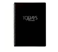 DSFIHJO Inspirational Notebooks 2pcs Undated 7 Days Weekly Planner Notebook with Hourly Schedule Meal Plan, Expense Tracker, and Water Intake Tracker