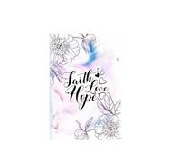 DSFIHJO Inspirational Notebooks 3pcs A5 Notebook Faith Hope Love Christian Book Prayer Journal Journaling Bible Study Supplies(Color-6)