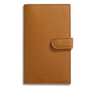 DSFIHJO Mini notebook A6 Weekly Planner Notebook Compact Leather Cover, Ideal For On The Go Scheduling. Keep Your Week Organized Effortlessly(Brown)