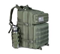 DSFIHJO Mountaineering Backpack 45L Backpack Pack Large Bag Rucksack Daypack For Men Outdoor Hiking Camp for Camping(GREEN)