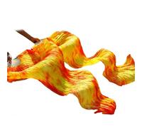 DSFIHJO Real Silk Fans 1 Pair Belly Dance Classic Size Ribs Performance Props(Color 2,2XL 280x90cm)